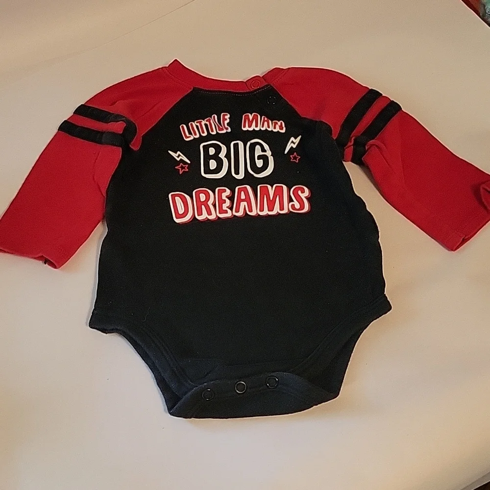 Garanimals Little Man Big Dreams Long Sleeve Onesie